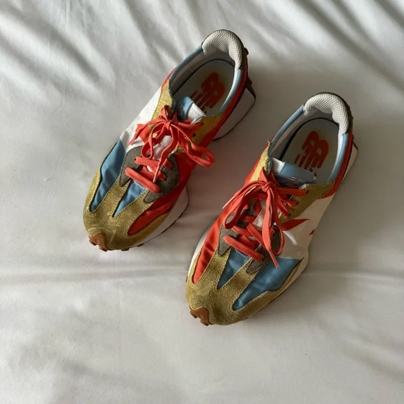 New Balance 327 'Wheat Field Red Clay' Sneaker - Picture 4 of 7